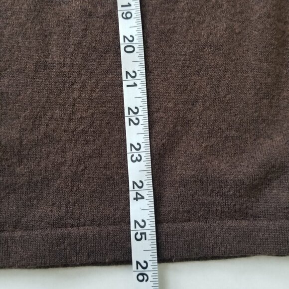 Geoffrey Beene Mens XL Merino Wool Blend Sweater Italian Preppy Minimalist - Picture 7 of 9